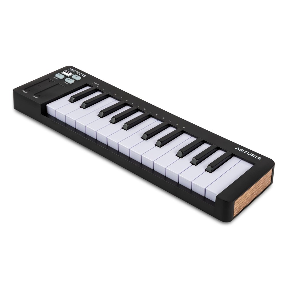 Arturia MICROLAB-MK3 Universal Midi Controller (Black)