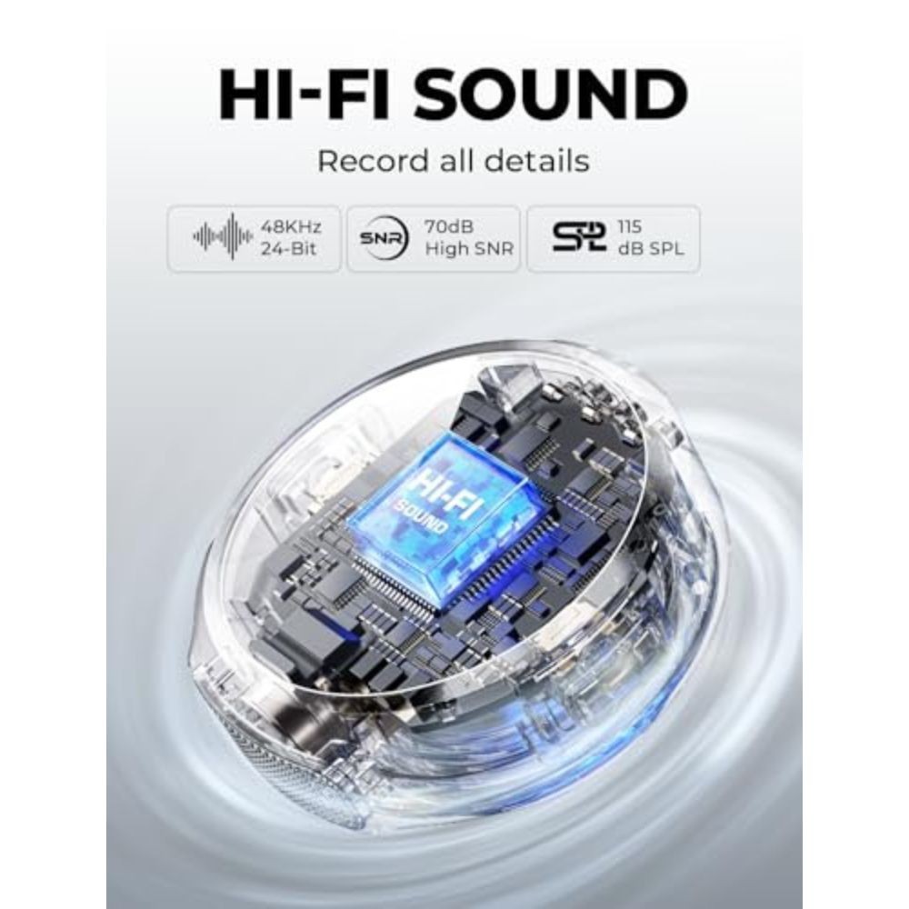 Hollyland Lark M2 Wireless Lavalier Microphone for iPhone/Android/Camera/PC/Lap