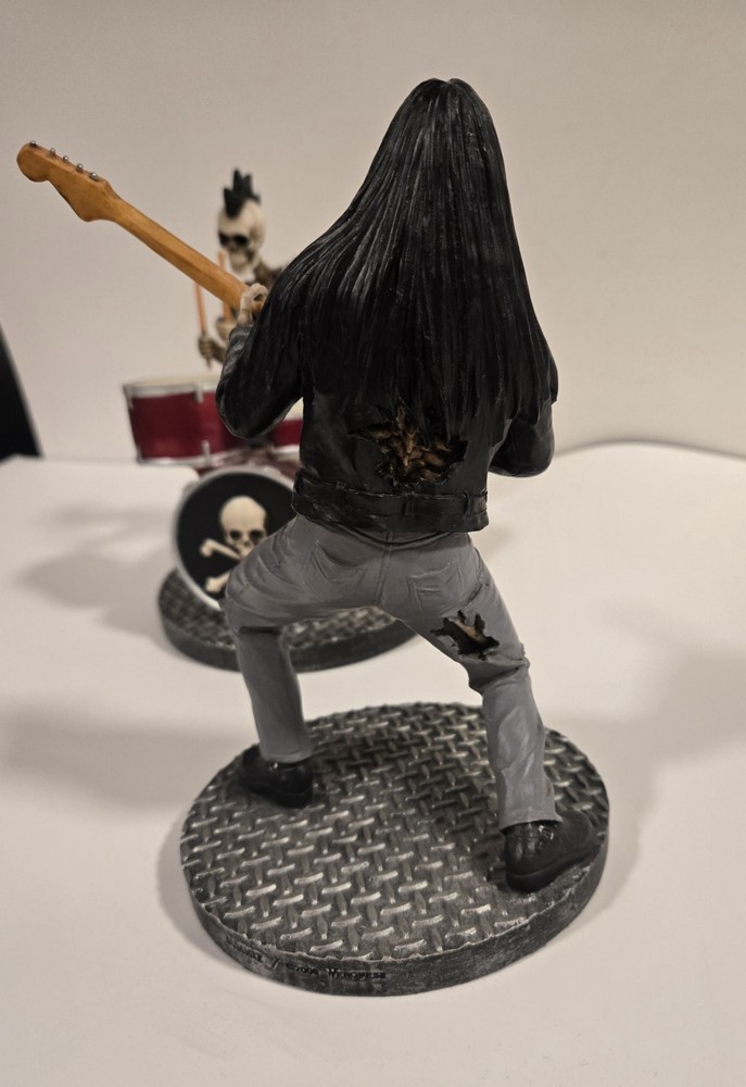 Skeleton Rock & Roll Statues