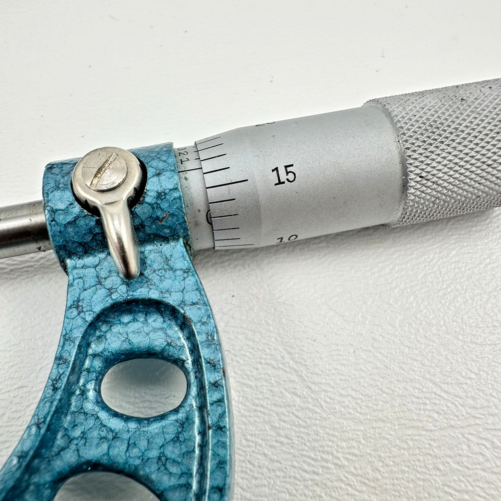 Fowler Micrometer Tool 1-2" Range .0001" Graduation 52-240-102 Case Damaged