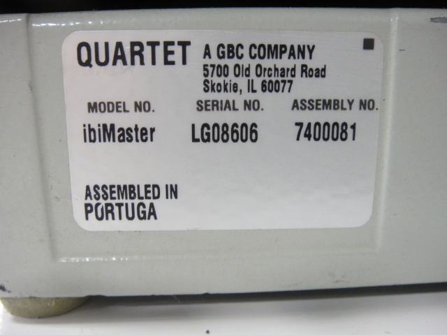 Ibico Ibimaster Comb Binder