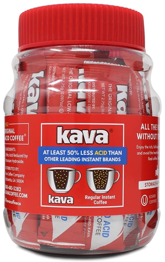 The Original Low Acid Instant Coffee Single Serve Stick Packets