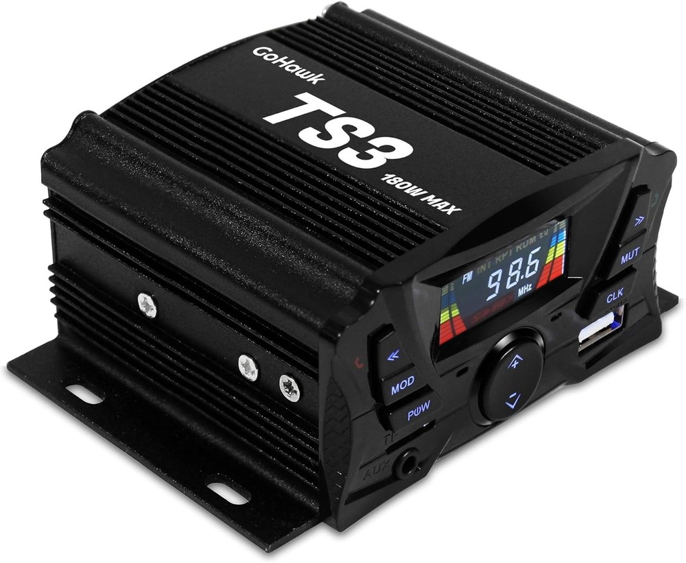 Dynamic Bluetooth Motorcycle Speakers with Weatherproof Design & Easy Setup
