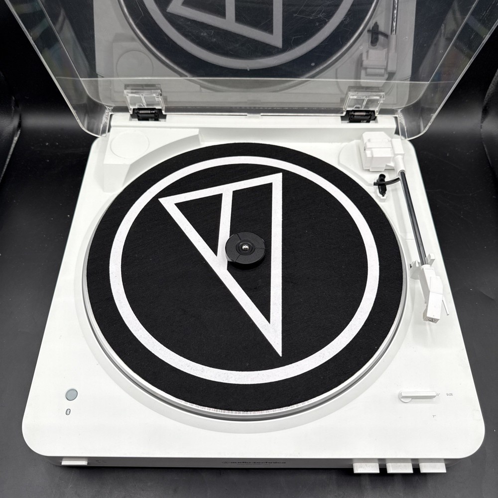 Audio-Technica AT-LP60-BT Automatic Bluetooth Turntable White Tested Working
