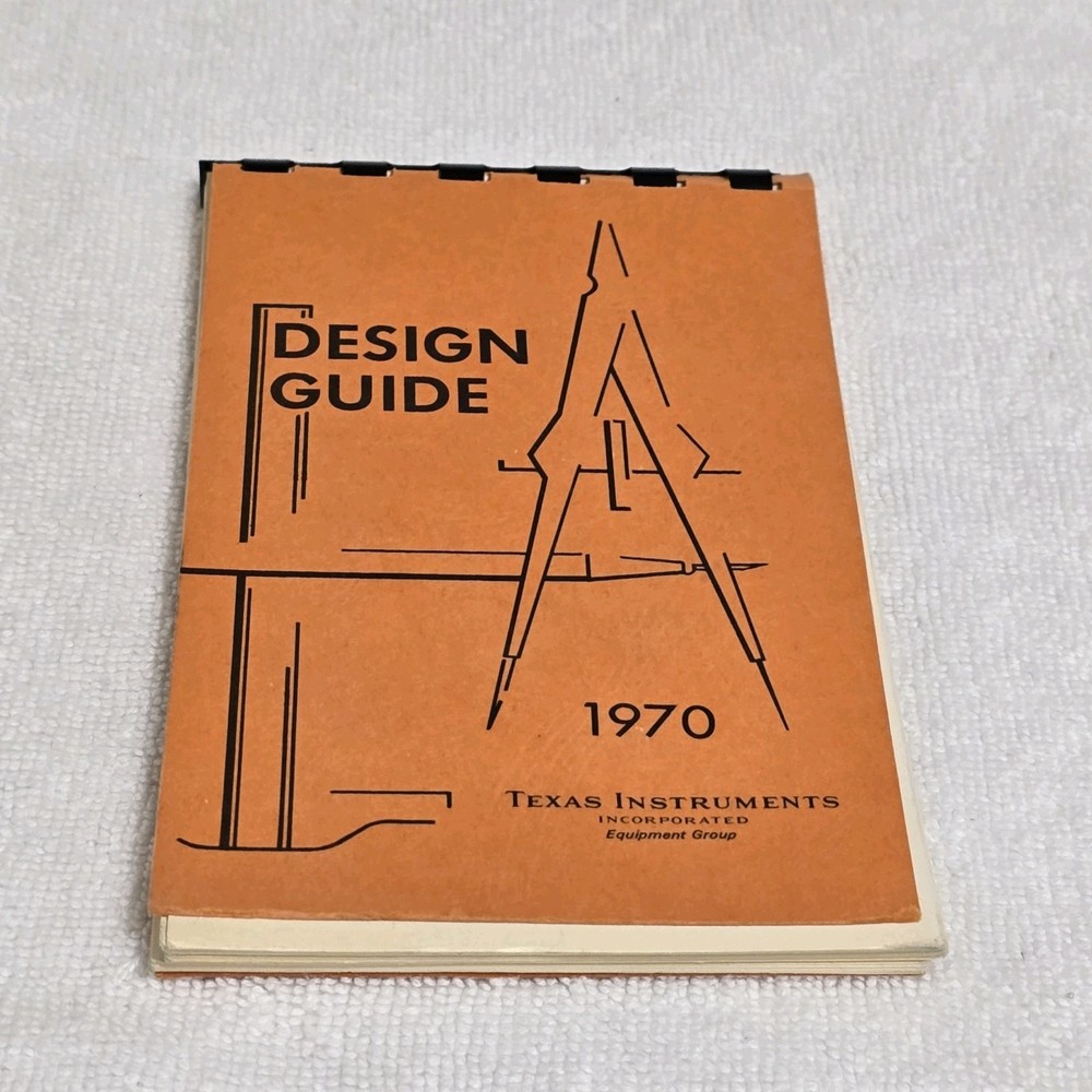 VTG 1970 Texas Instruments Design Guide Pocket Reference Book Engineering