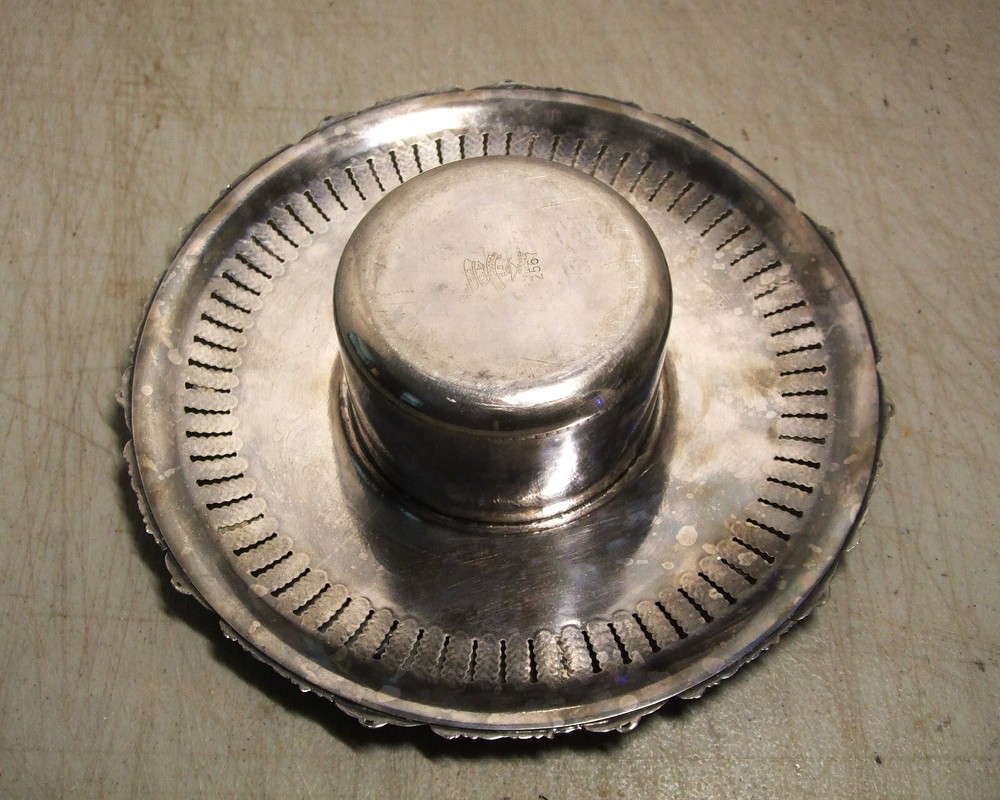 Unique Victorian Hallmarked Silver Wine Bottle Caddy Holder Coaster