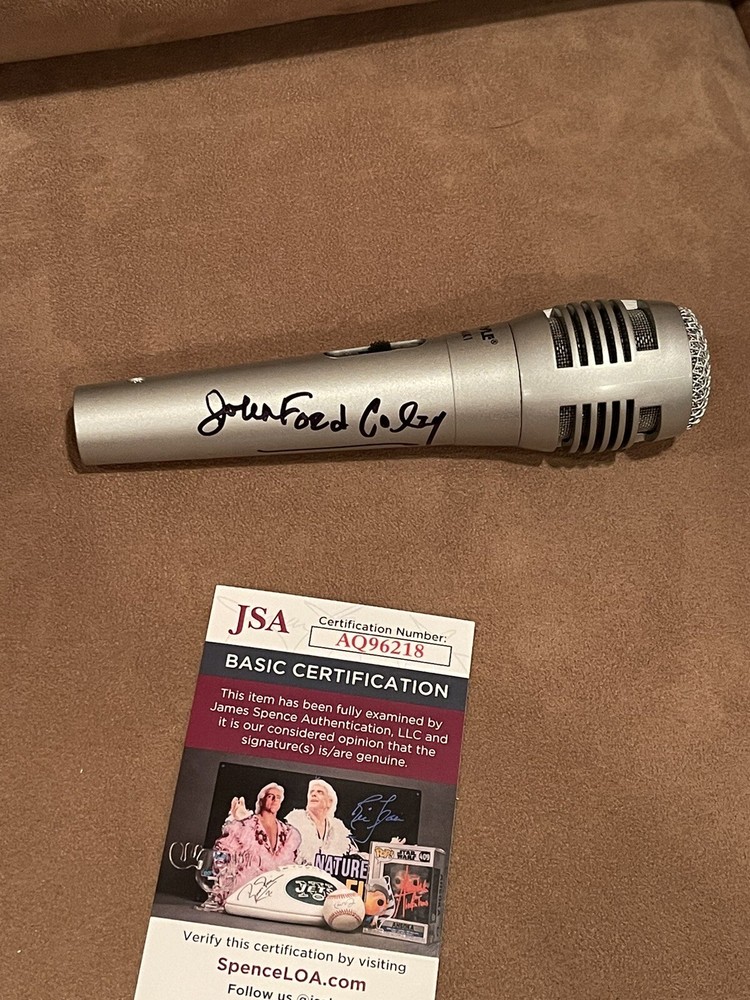 John Ford Coley Signed Microphone JSA England Dan