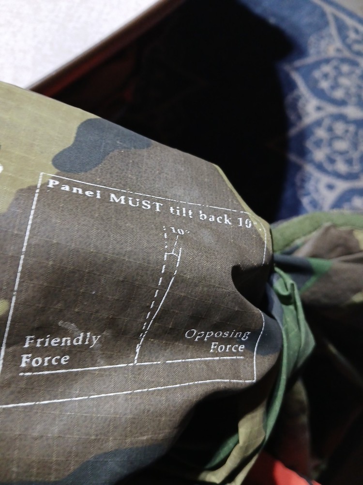 Military Camo BRMS Panel Target Type B EZ Info