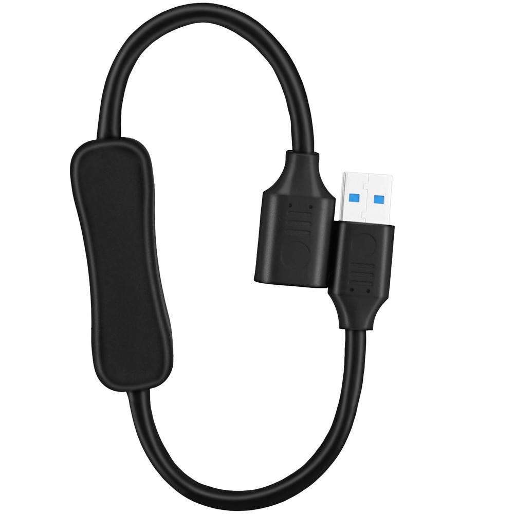 BENACES USB On/Off Switch Power Cable, 5Gbps 3.0 Extension 1FT...