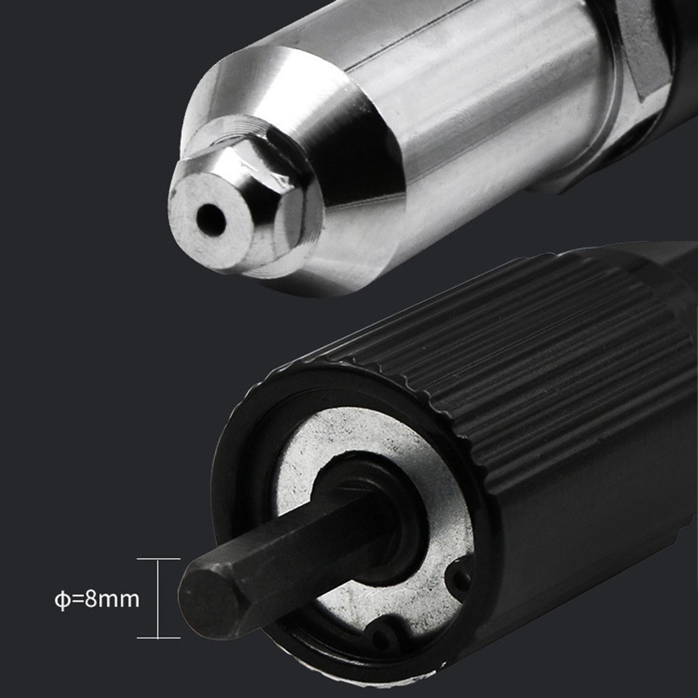Pop Adapter Riveting Riveter Insert Tool Electric Rivet Nut Gun Cordless Drill Ñ