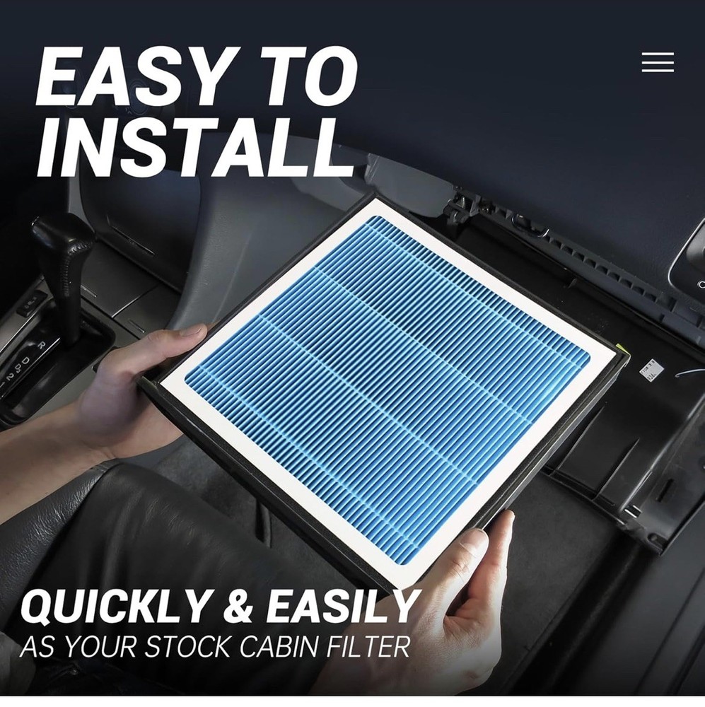 CF11809 Cabin Air Filter, Replacement with Activated Carbon