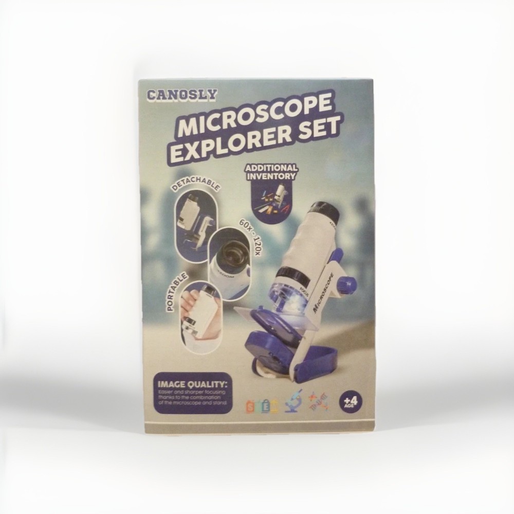 "Canosly" Kid's MICROSCOPE EXPLORER SET MINI MICROSCOPE
