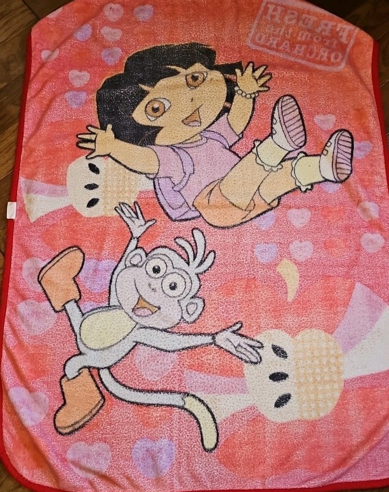 Dora The Explorer Blanket With Pillow Case 75×57