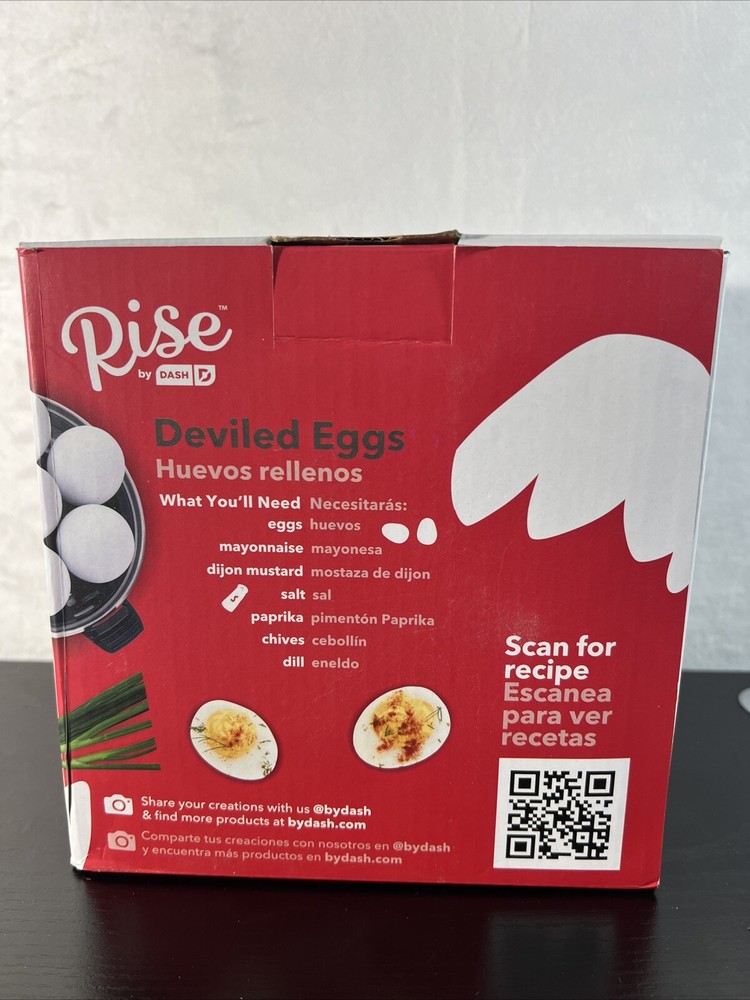 Rise by Dash Black Egg Cooker
