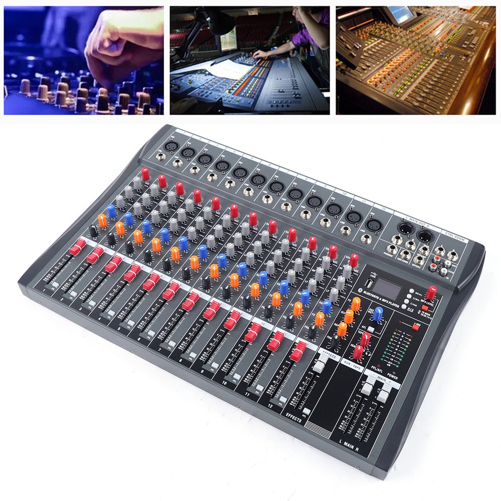Pro Audio Equipment Live&Studio Mixers 12-channe Stage Analog Effect Processor