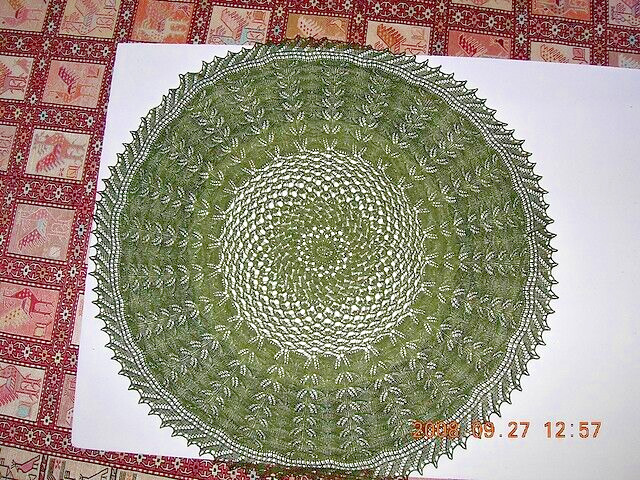 Goddess Knits "Desert Sun" Shawl