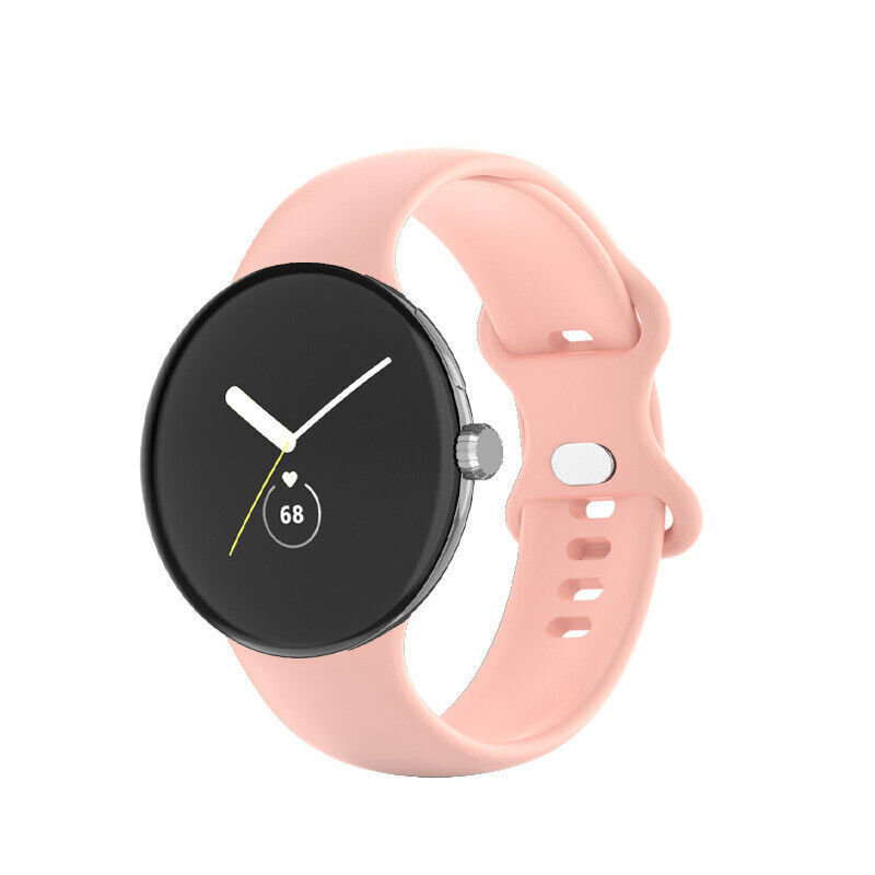For Google Pixel Watch 1 2 Soft Replacement Strap Silicone Sport Watch Band