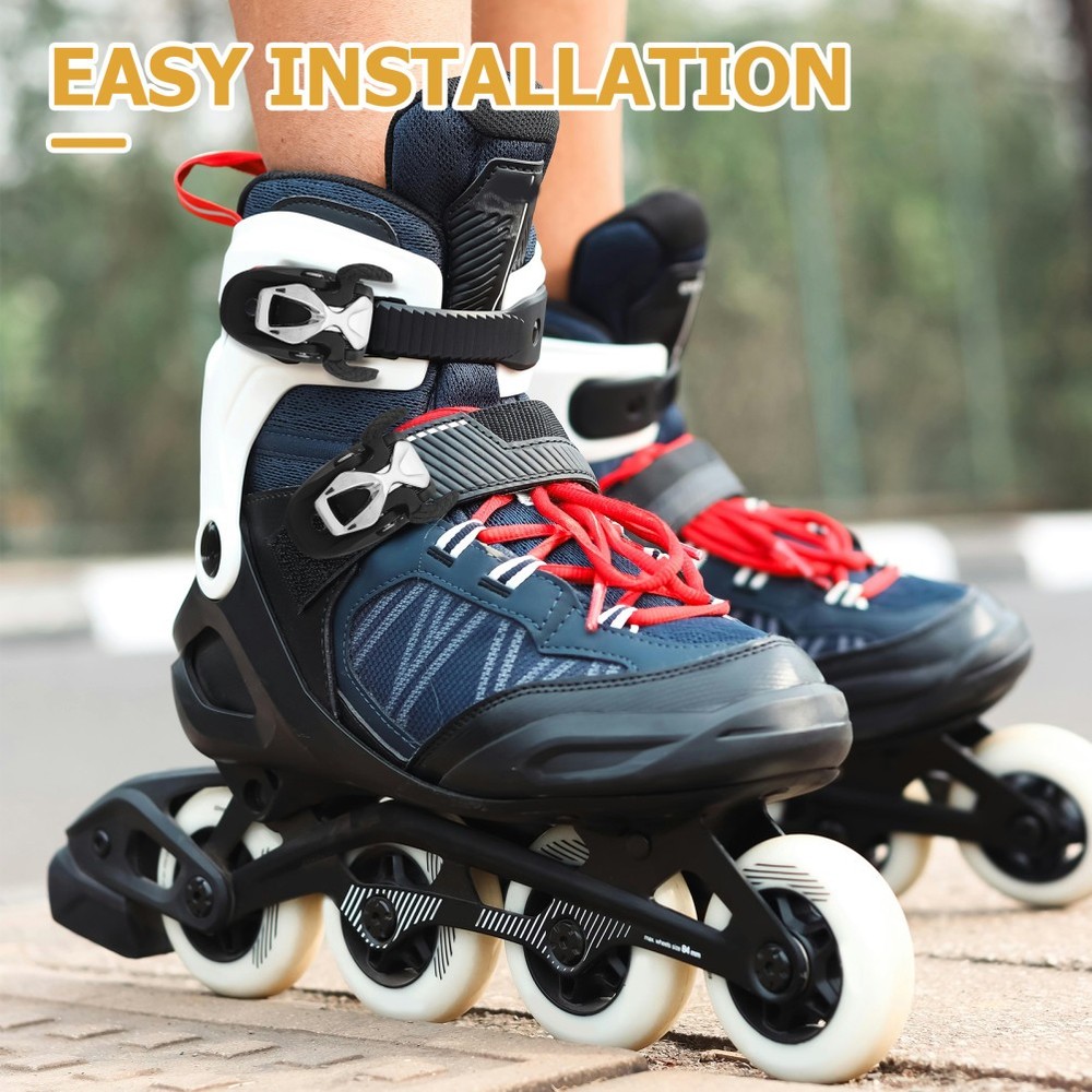 4 Pcs Skate Boot Replacement Inline Quick Buckle Heavy Duty Shoe