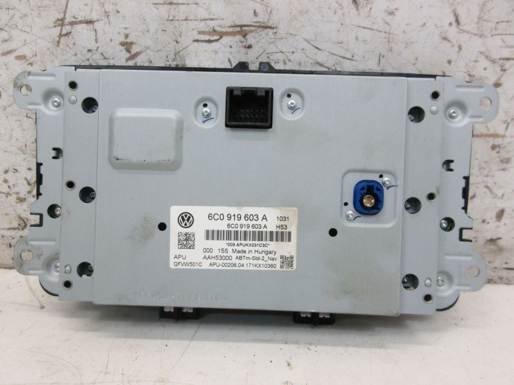 Radio/Navigation System - Combination Display Control Panel Multimedia Code