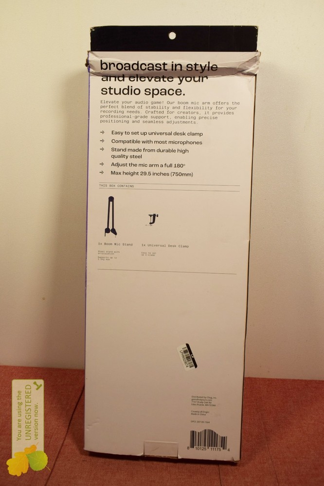 NORTH Boom Mic Arm: Microphone Stand