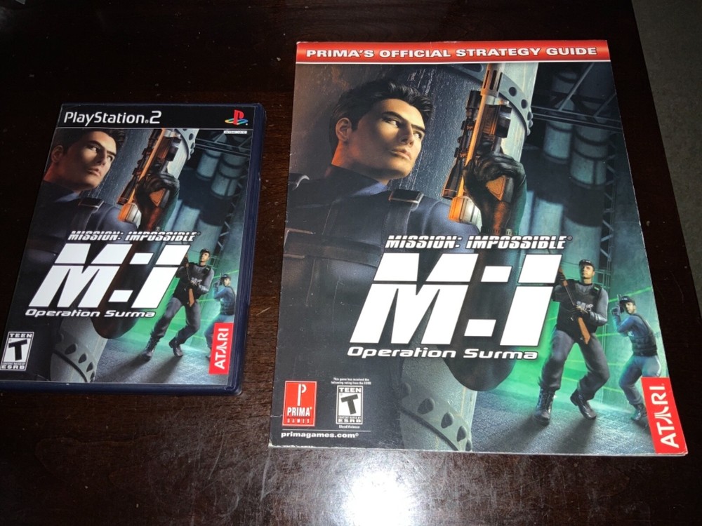 Mission Impossible Operation Surma PS2 + Official Strategy Guide by Prima