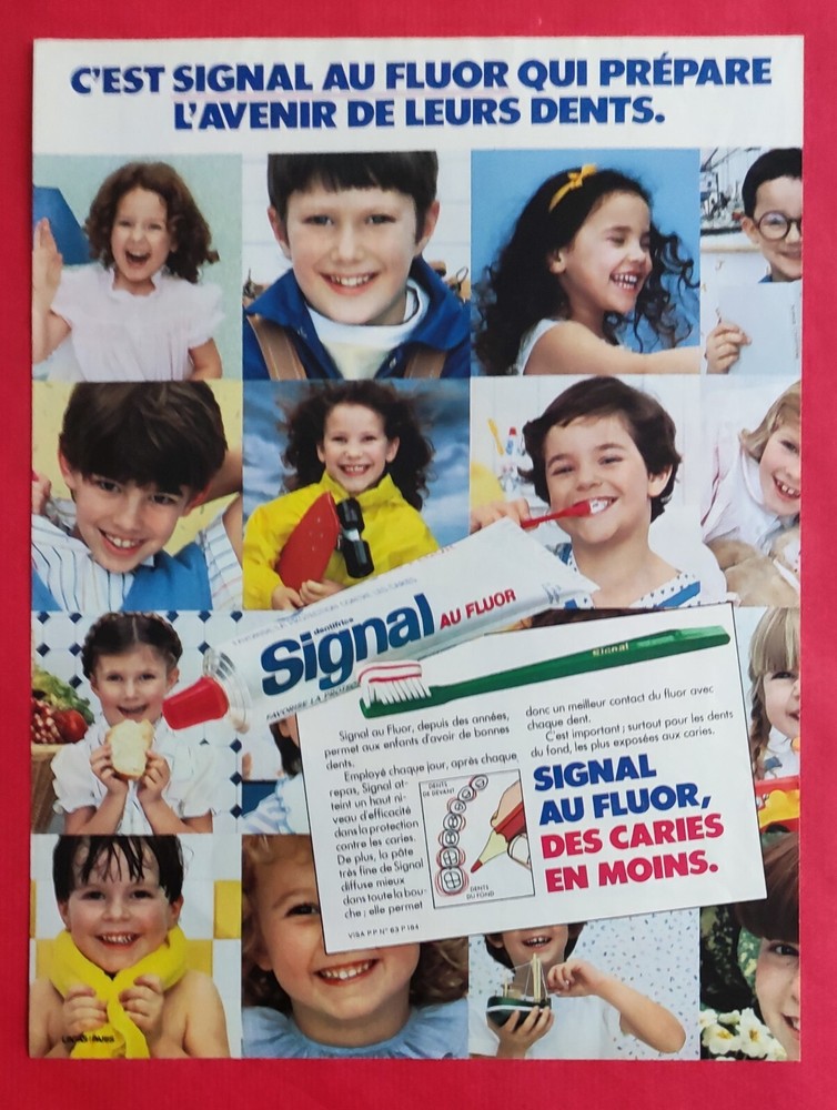 Press advertisement: SOLID STEEL COVERED by CHABANNE - Toothpaste SIGNAL 1982