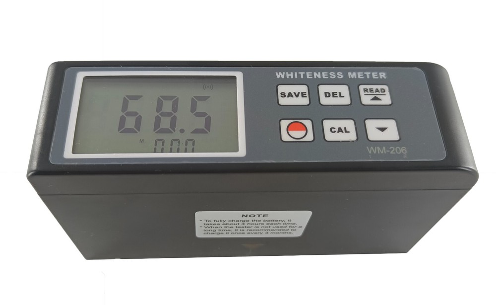 Handheld Whiteness Meter with Range 0%~120% Resolution 0.1% for Textile Dyeing