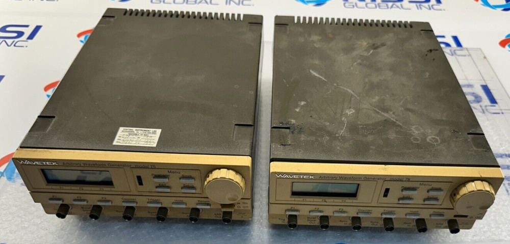 2PCS WAVETEK MODEL 75 ARBITRARY WAVEFORM GENERATOR