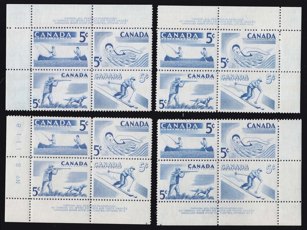 Canada Scott 368a Mint never hinged.