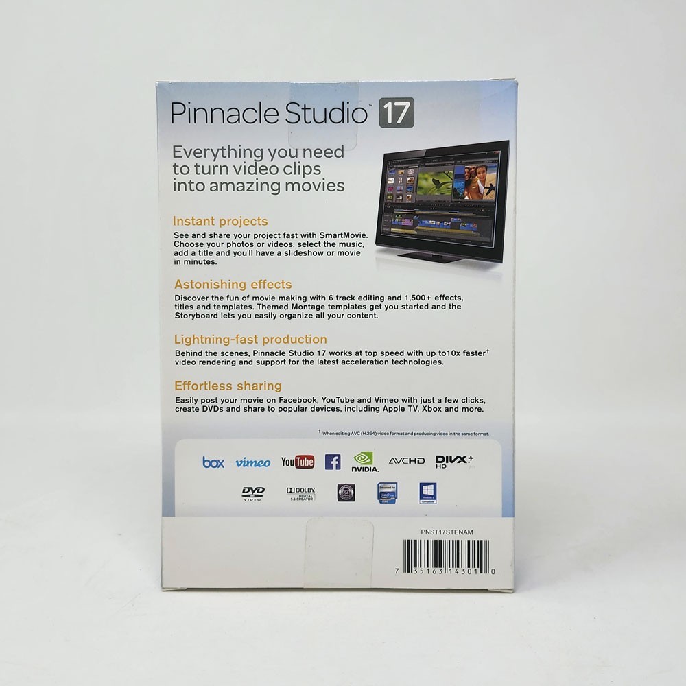 Corel Pinnacle Studio 17 (DVD-ROM) Windows - Retail Box
