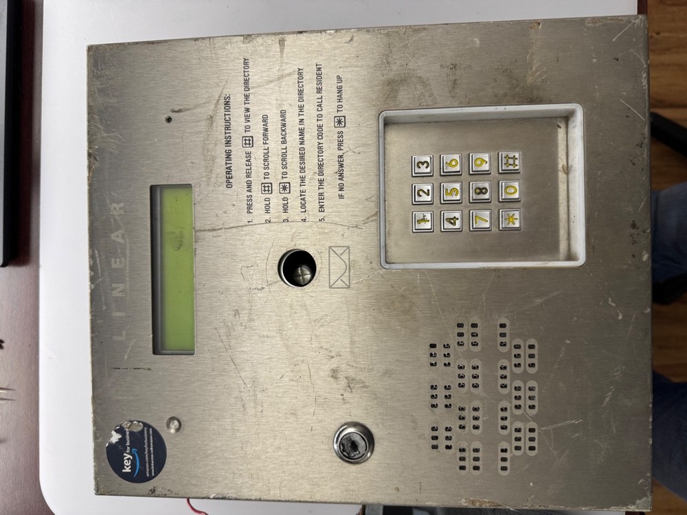 Linear AE500 Telephone Entry System Control Panel Access Gate Door Controller