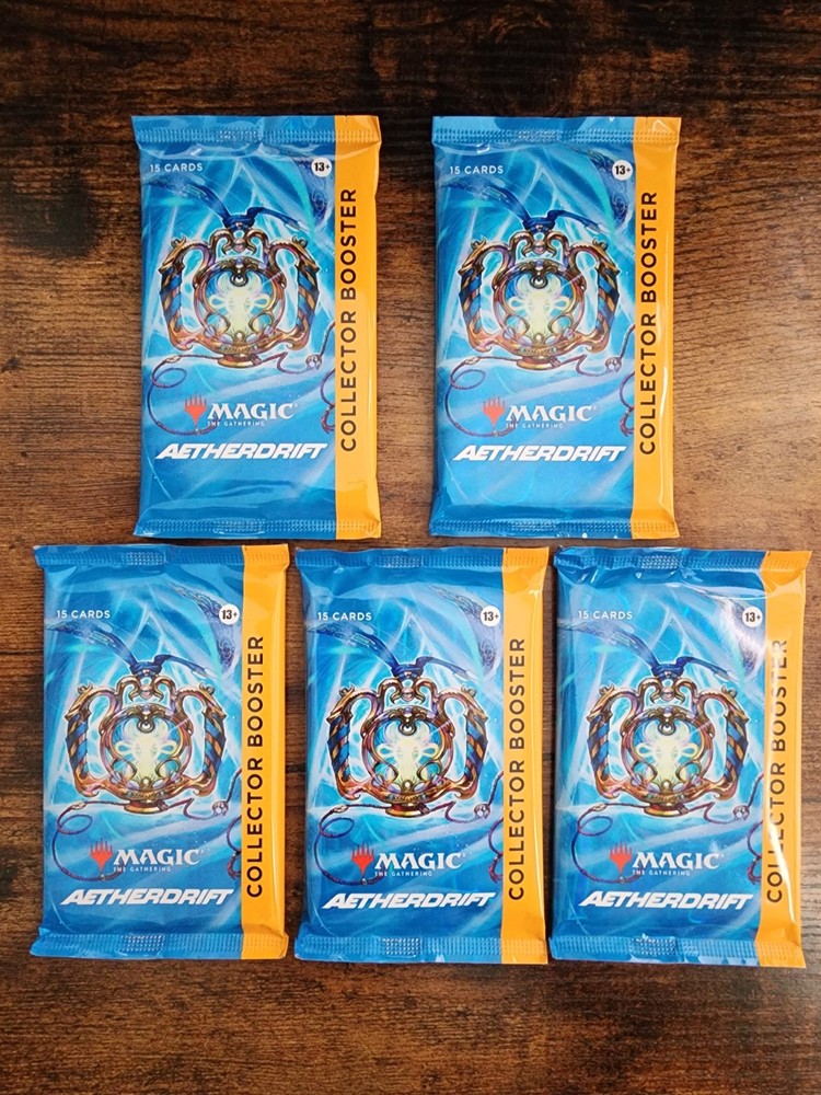 1x MTG ⭐Aetherdrift Collector Booster Pack ⭐ 12 HQ Pics ⭐5x Available & SAVE