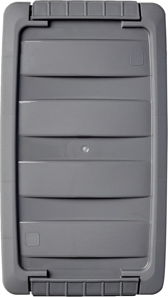 Plastic Storage Containers W/ Secure Latching Lids Stackable Organization Bins