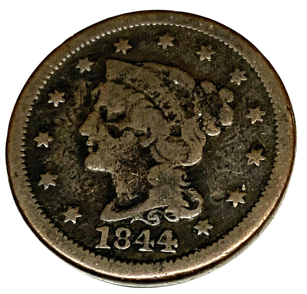 # C514    U.S.  LARGE CENT    COIN,     1844