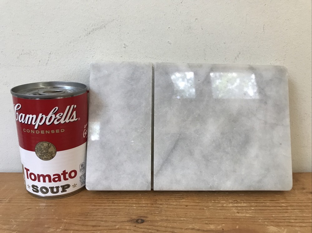 Solid Carrara White Marble Stone Replacement Cheese Slicer Cutting Board 8x5.25