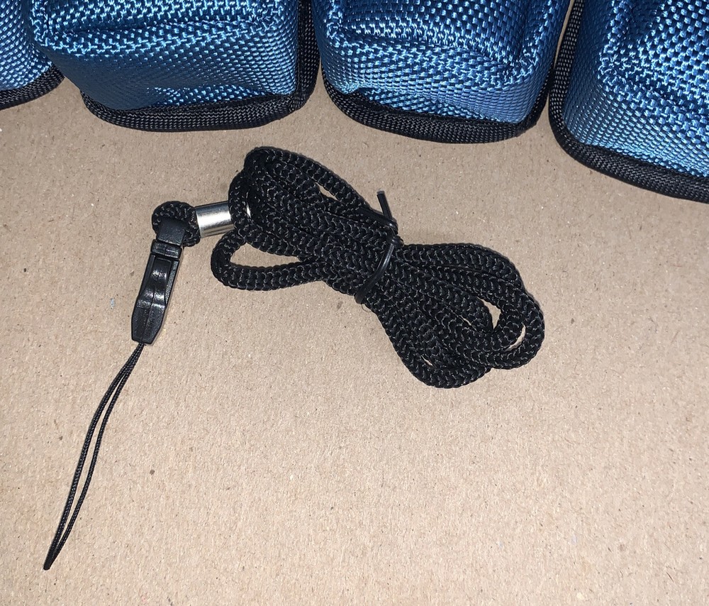 (12) Vertical Rugged Accessory Tool Pouch With Belt Loop & Lanyard 2" x 3"