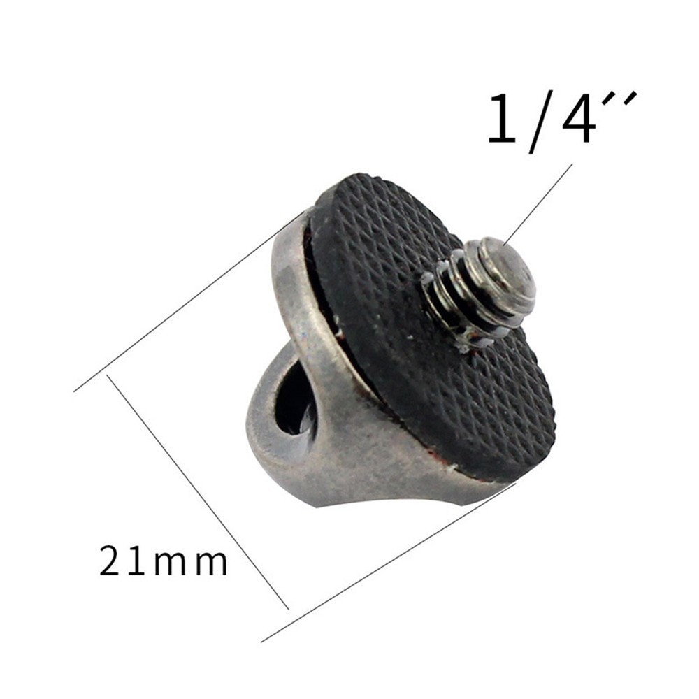 1/4" Shoulder Strap Connection Buckle Fixing Screw Adapter Camera Quick Sling A
