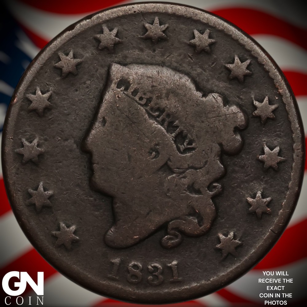 1831 Coronet Head Large Cent A6941