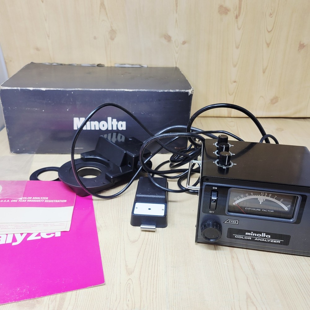 Vintage Minolta Color Analyzer with Box