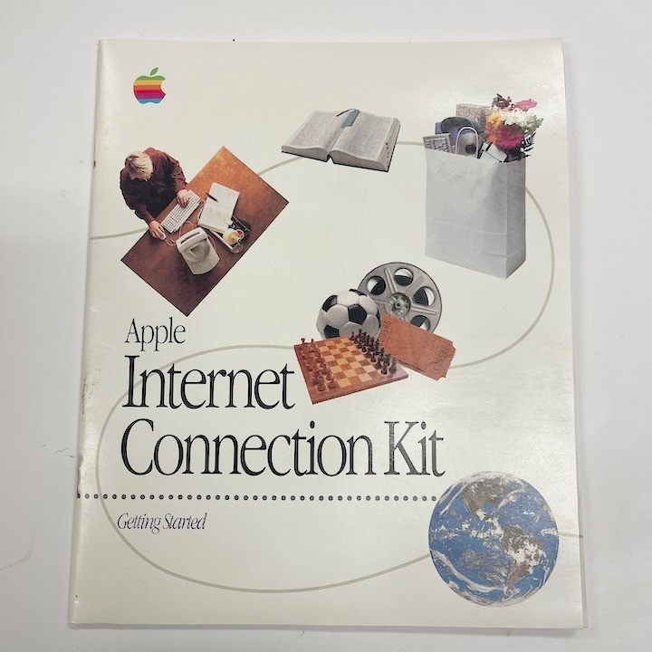1996 Vintage Book Apple Internet Connection Kit: Getting Started Manual Only