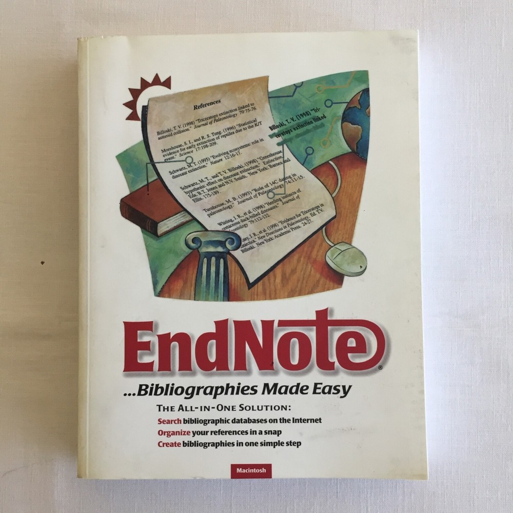 EndNote Student Special MacIntosh 3.1.2 3rd Ed. 1999 ISI ResearchSoft Complete