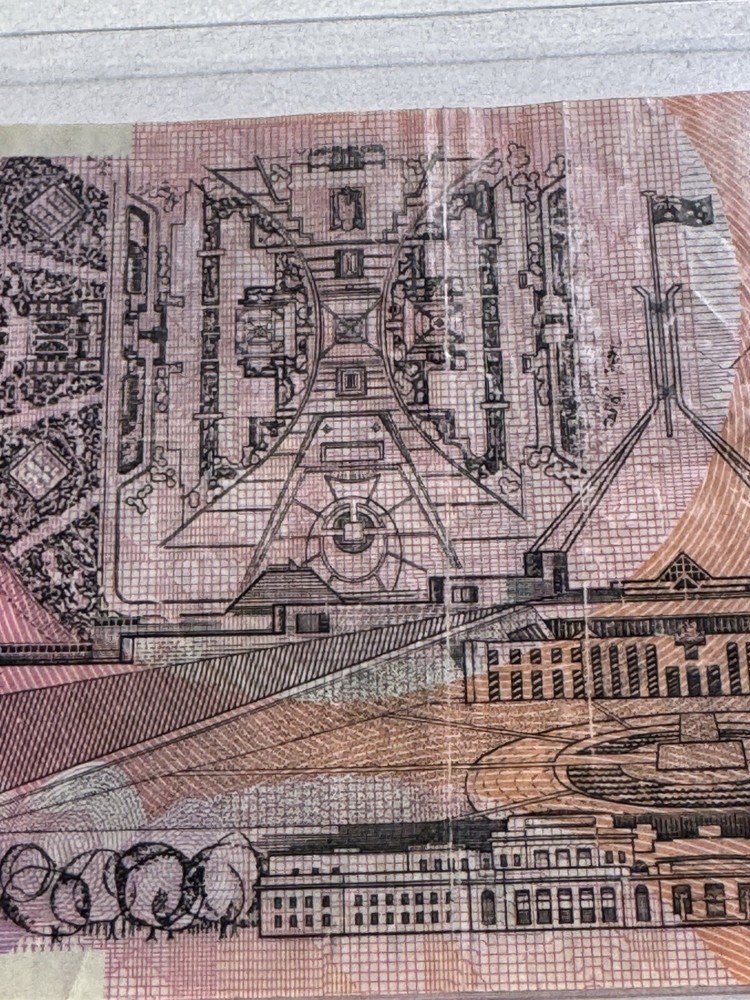 2005 Australia $5 Polymer Banknote Prefix AB P# 57c