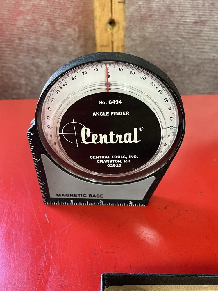 Central 6494 Angle Finder with Magnetic Base