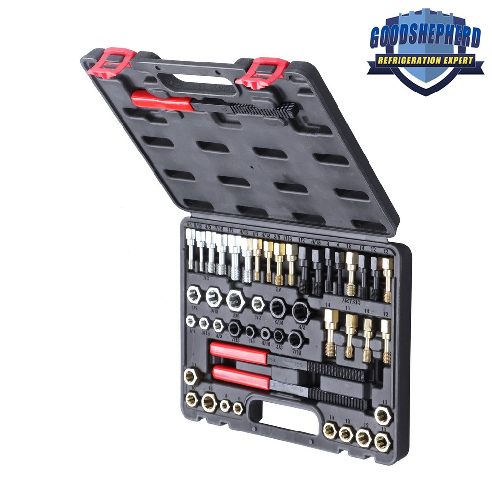 49Pcs Thread Cleaner Rethreading Master Kit Thread Repair Thread Chaser Tool Set