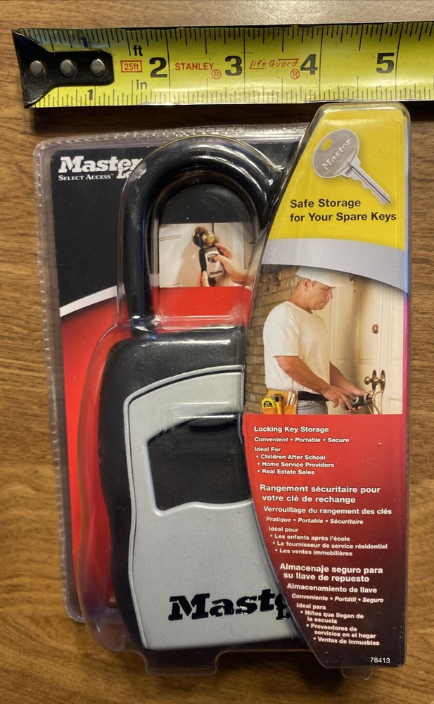 NOS Master Lock 5400D Select Access Combination Safe Spare Keys Storage 2007 B4