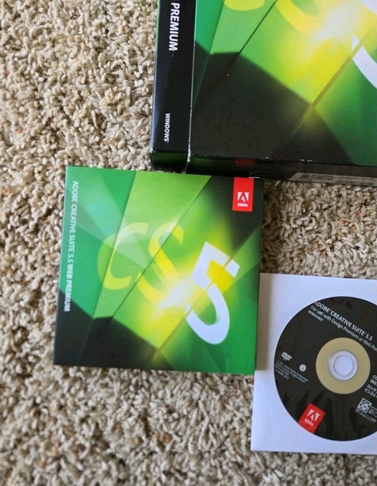 Adobe Creative Suite 5.5 CS5.5 WEB Premium For Windows Full Retail Box