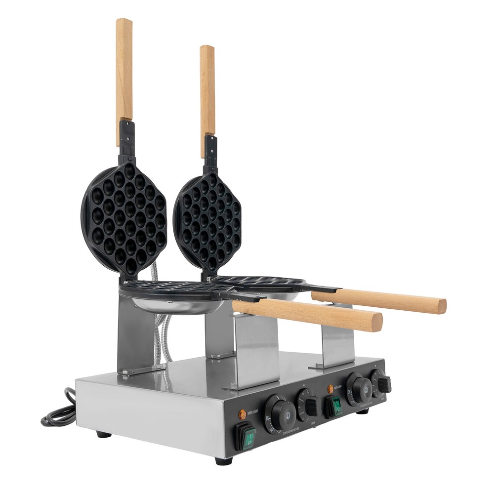 Double-head Commercial Waffle Making Machine Non-stick Egg Waffle Maker