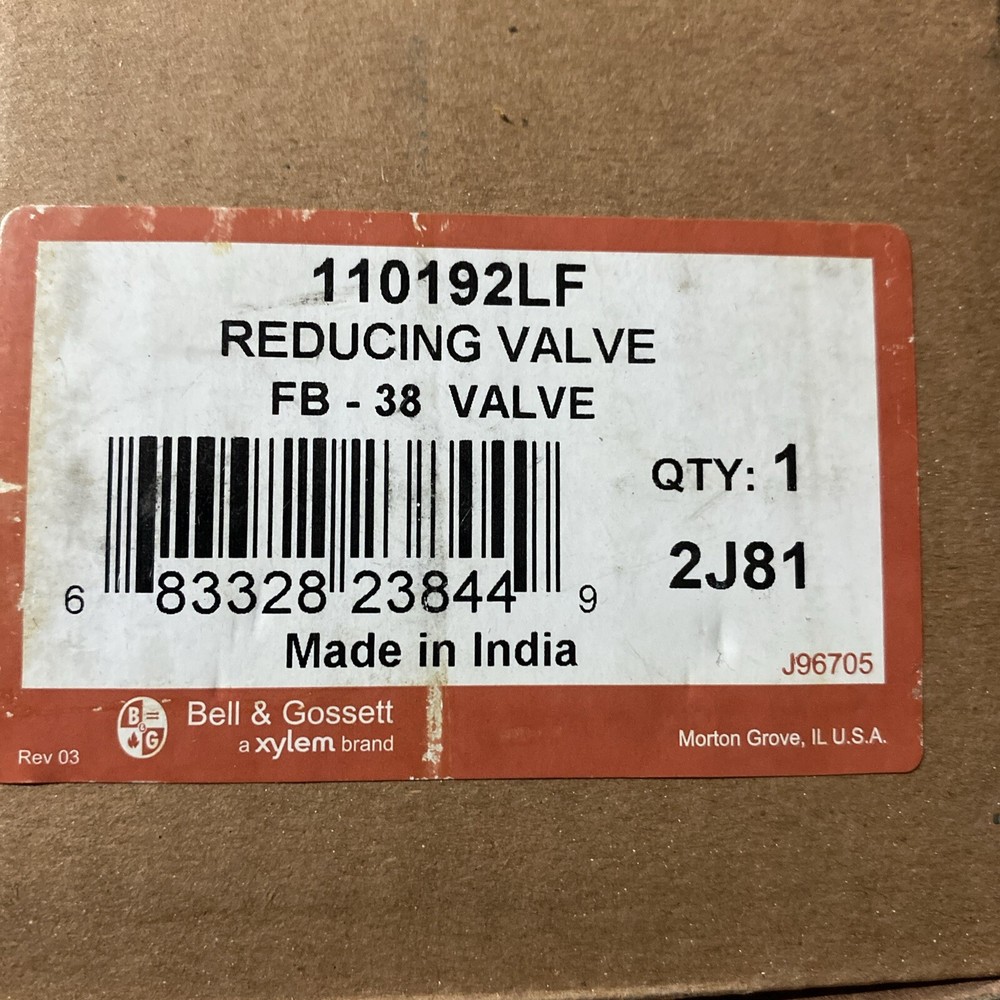 Bell & GossettFB-38 Pressure Reducing Valve (110192LF)