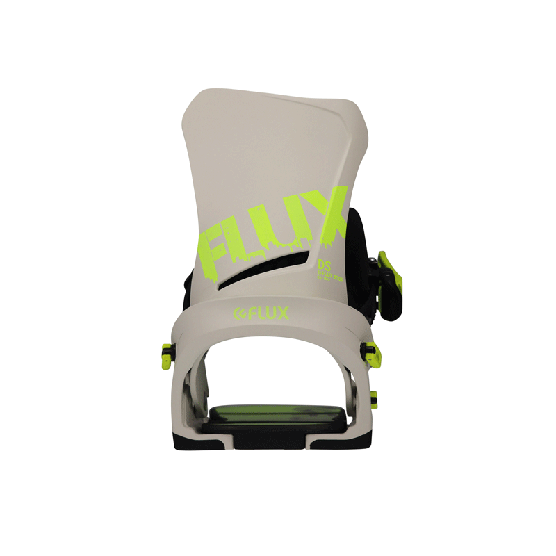 Flux - DS Snowboard Bindings - Grey/Yellow SALE