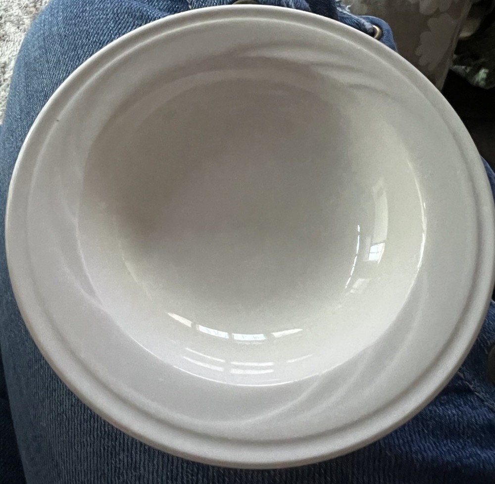 4pc Set Syracuse China Cascade Fruit Dish 5" x 1.25"  Restaurant Ware White